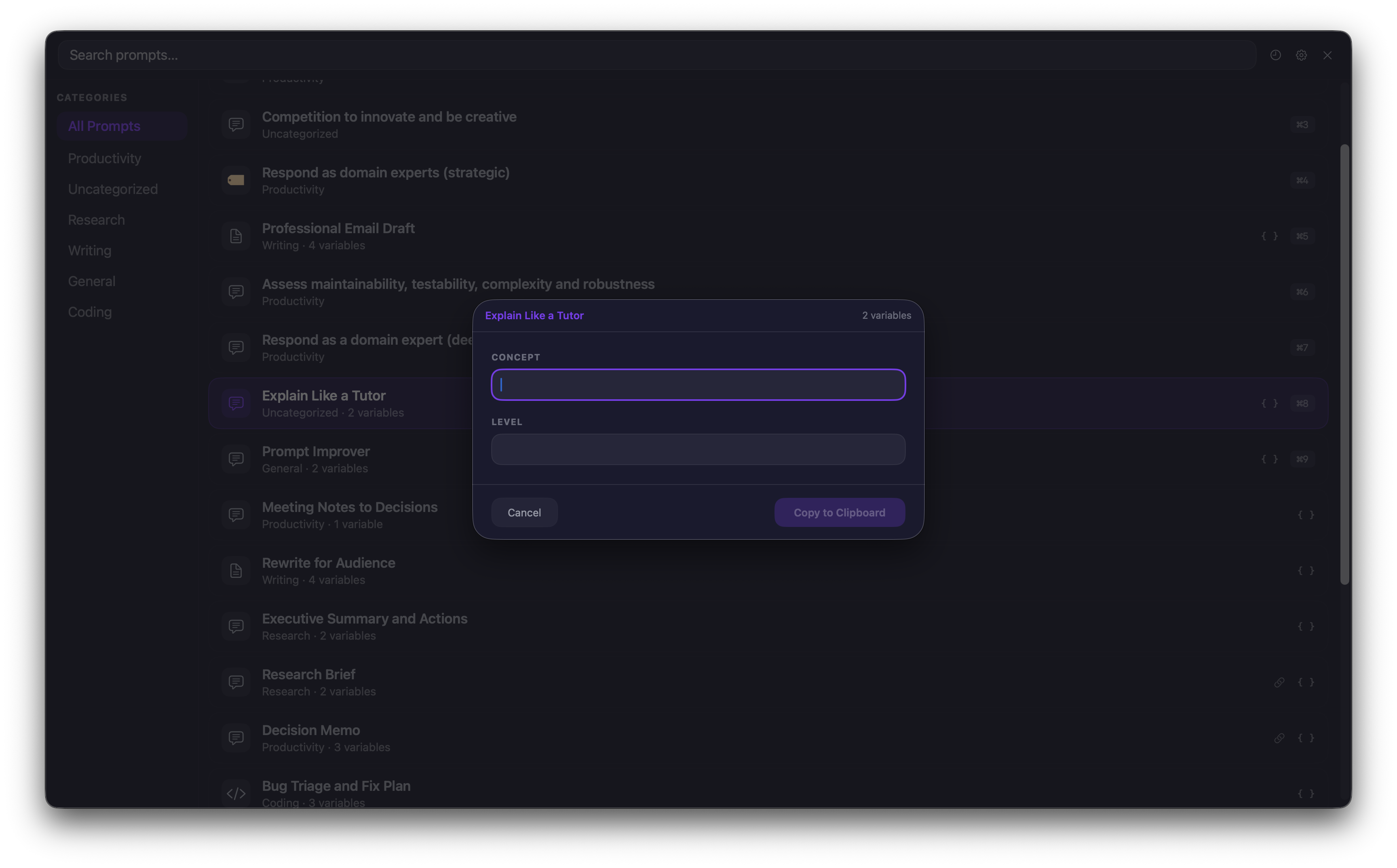 Variable fill-in sheet with autocomplete suggestions from previous values
